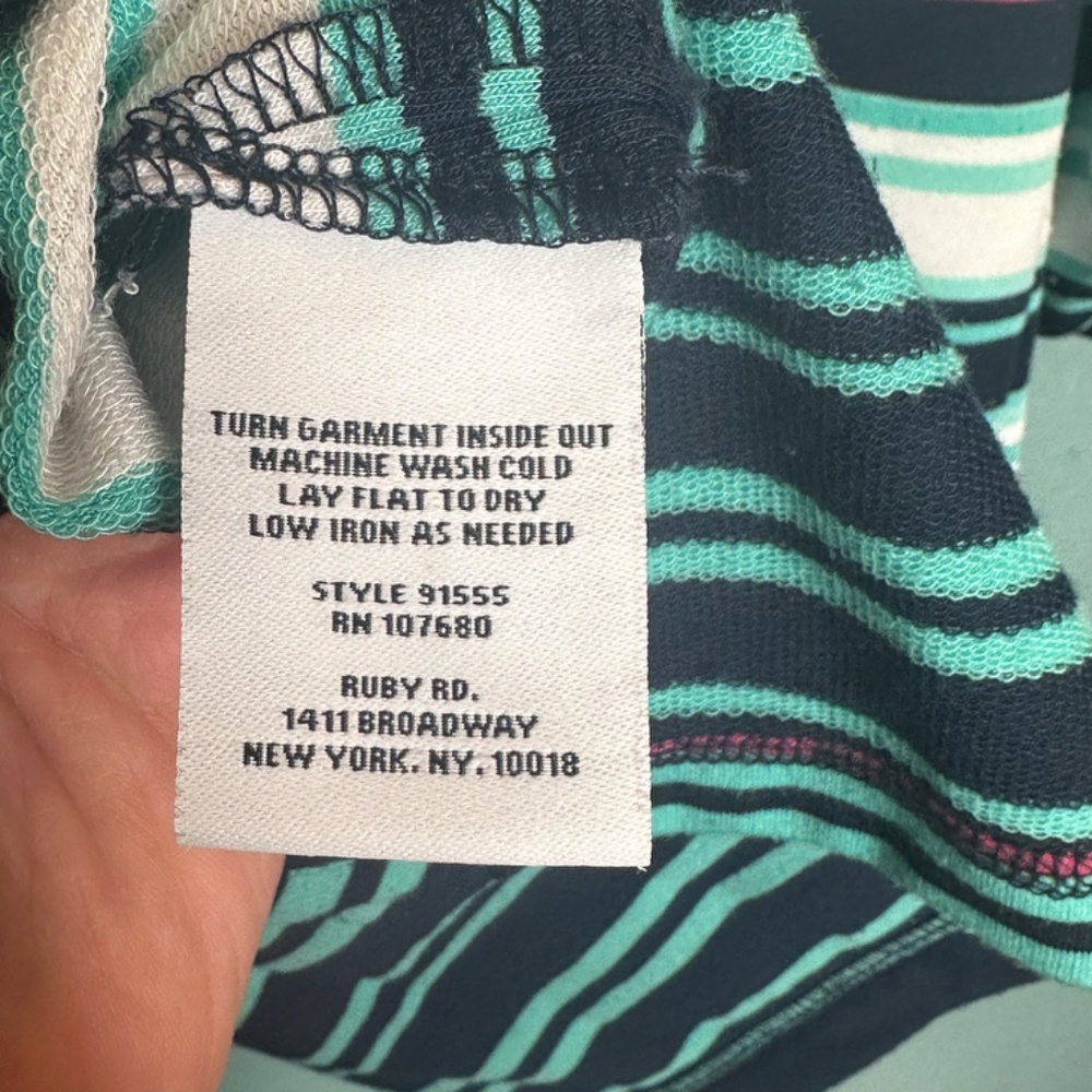 Ruby Rd. Pocketed Pullover Small Fun Drawstring - Picture 9 of 10